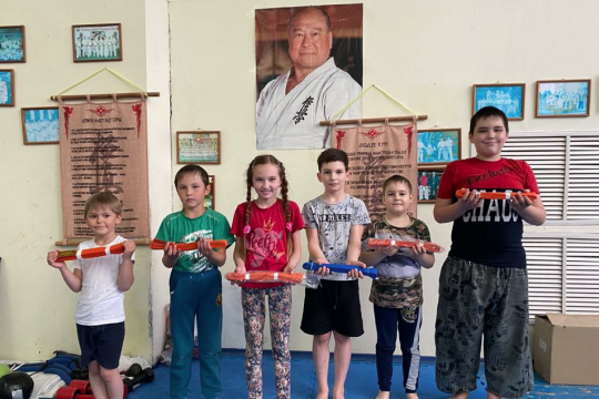 Вручение поясов с последнего экзамена прошло в ДС Орлэкс.